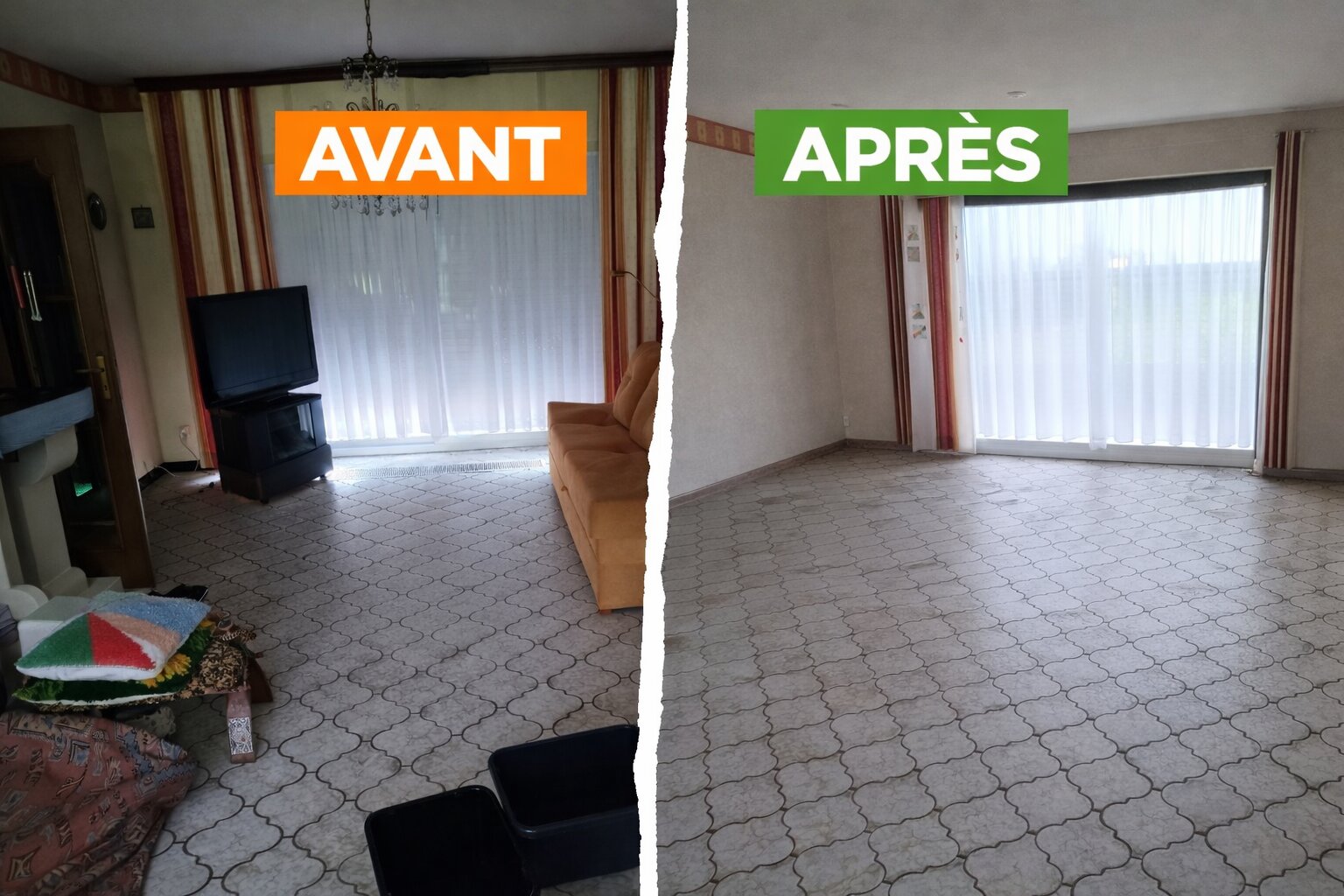 Après débarras maison à Liège