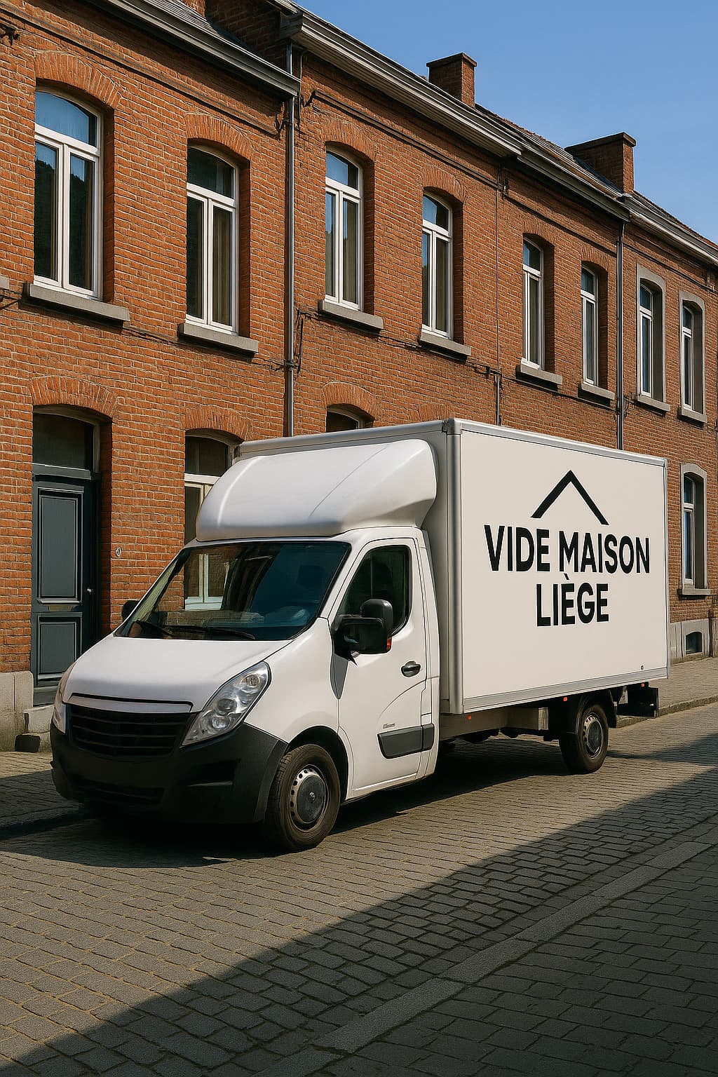 Camionnette pour vide maison à Liège